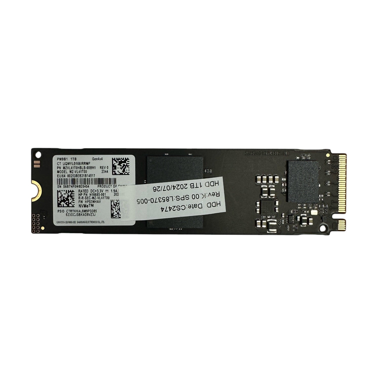 Samsung PM9B1 1000GB/1TB SSD M.2 PCIe NVMe 2280 Laptop PC interne Notebook Festplatte