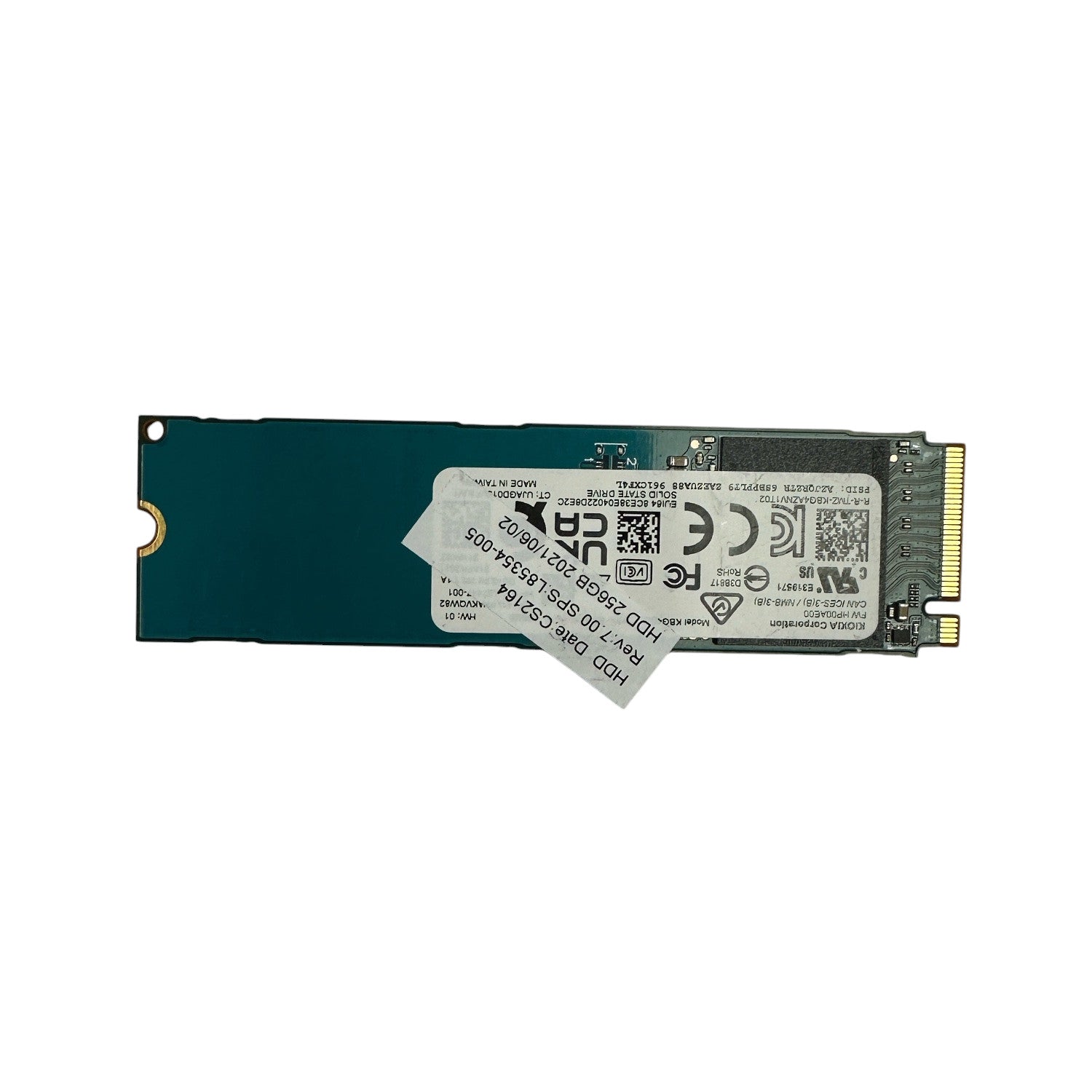 Kioxia 256GB SSD M.2 2280 PCIe NVMe Notebook PC interne Festplatte