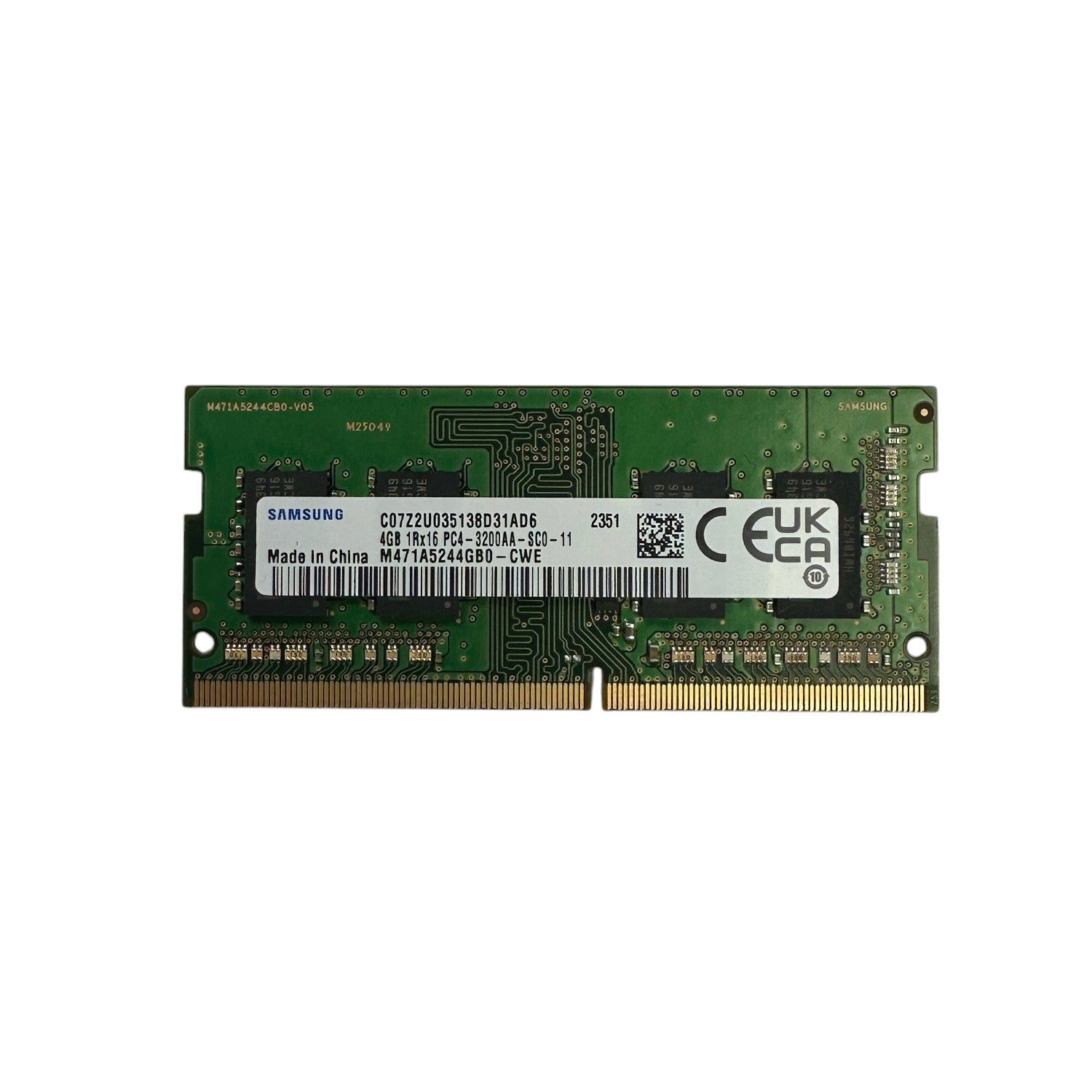 Samsung 4GB DDR4 3200 SODIMM Speicher RAM für Notebook Laptop