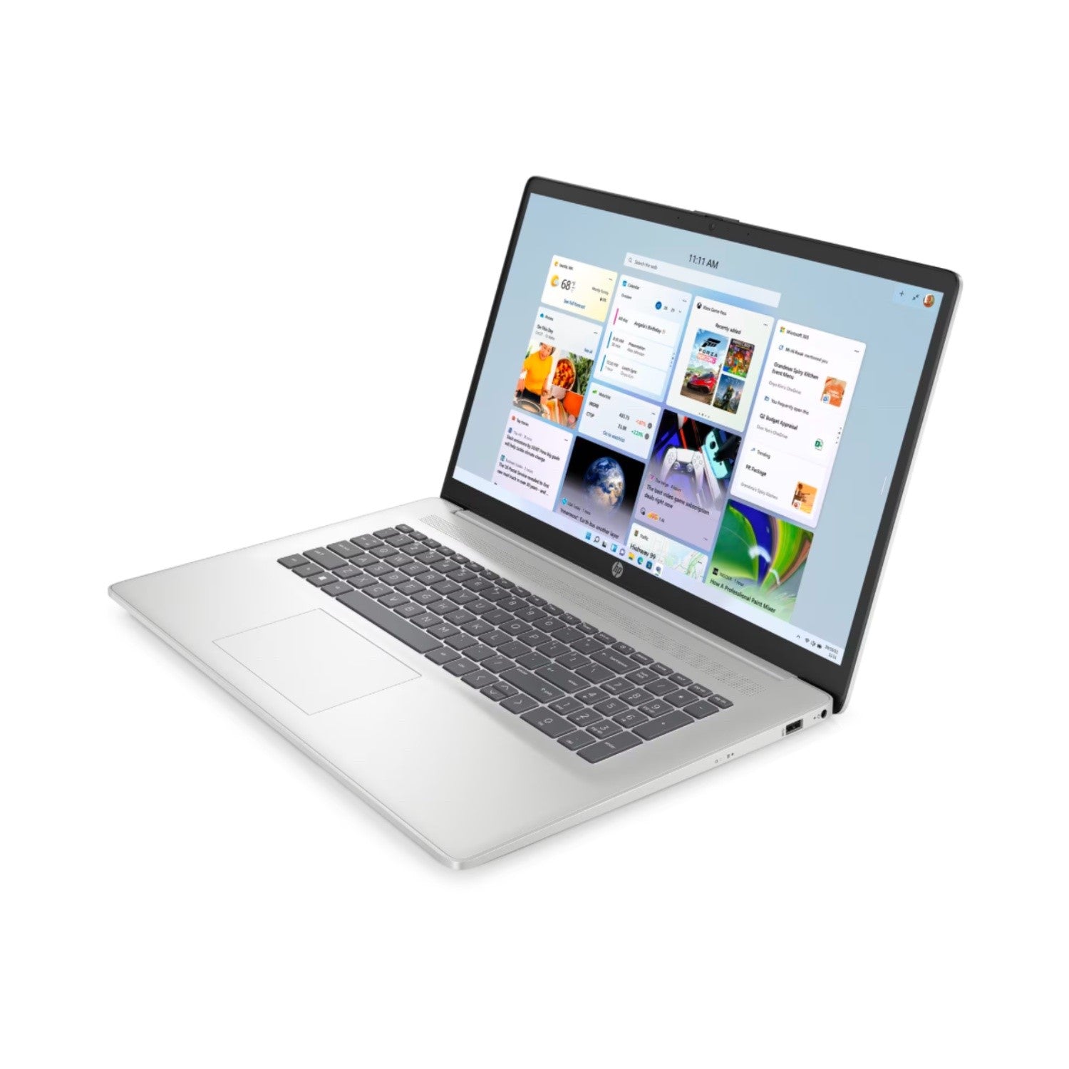 HP 17,3" FHD - Silber - AMD Ryzen 5 5500U - Windows 11 Pro