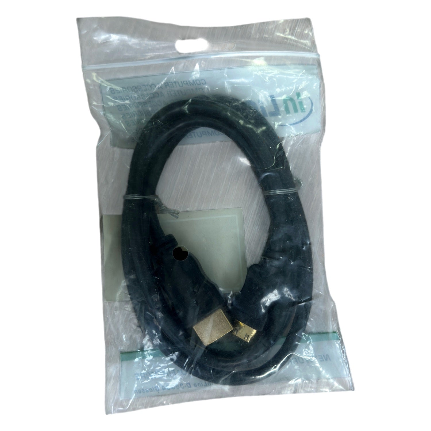 InLine® HDMI Mini Kabel HDMI St auf Mini St verg. Kontakte schwarz 1m