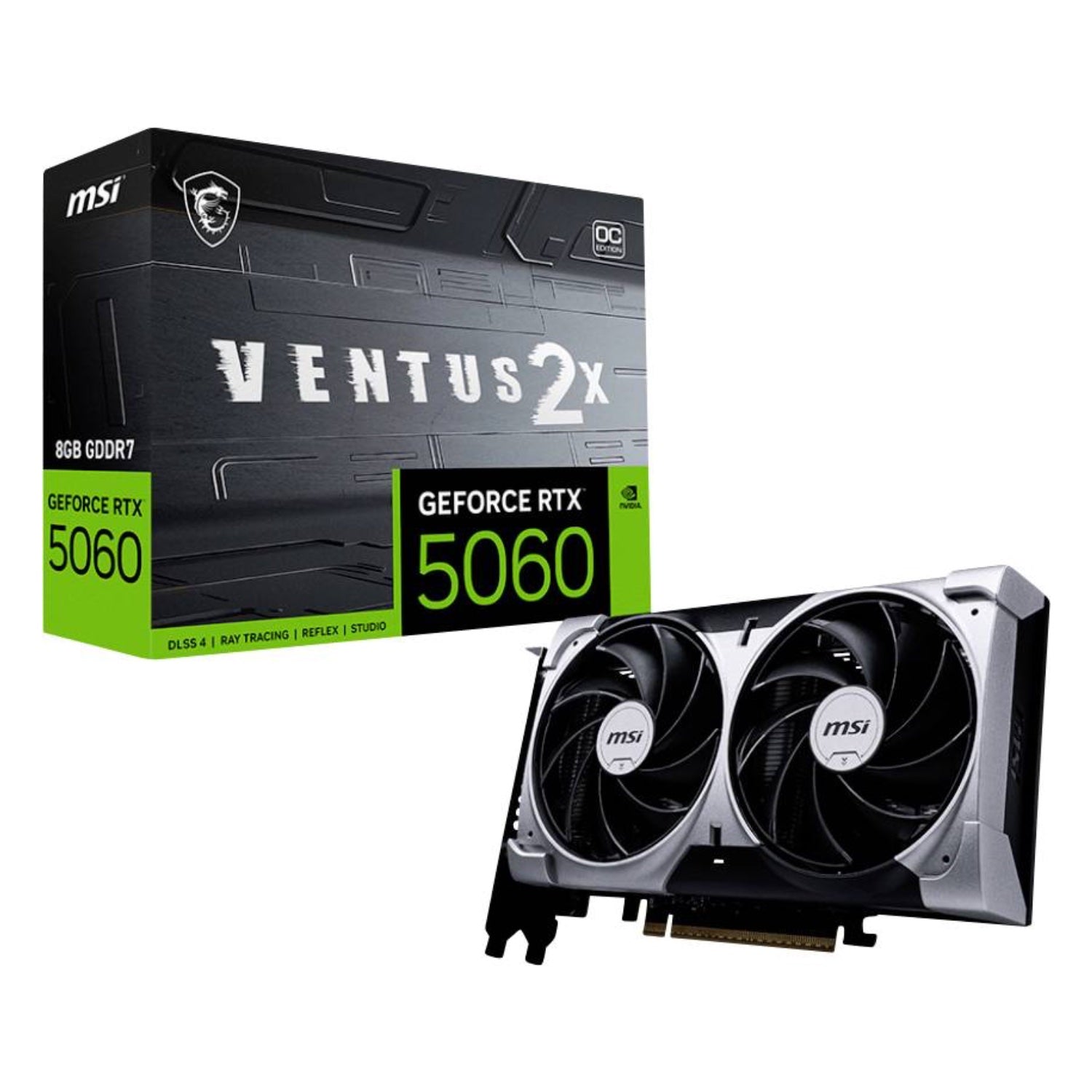 MSI NVIDIA GeForce RTX 5060 8G VENTUS 2X OC 8GB