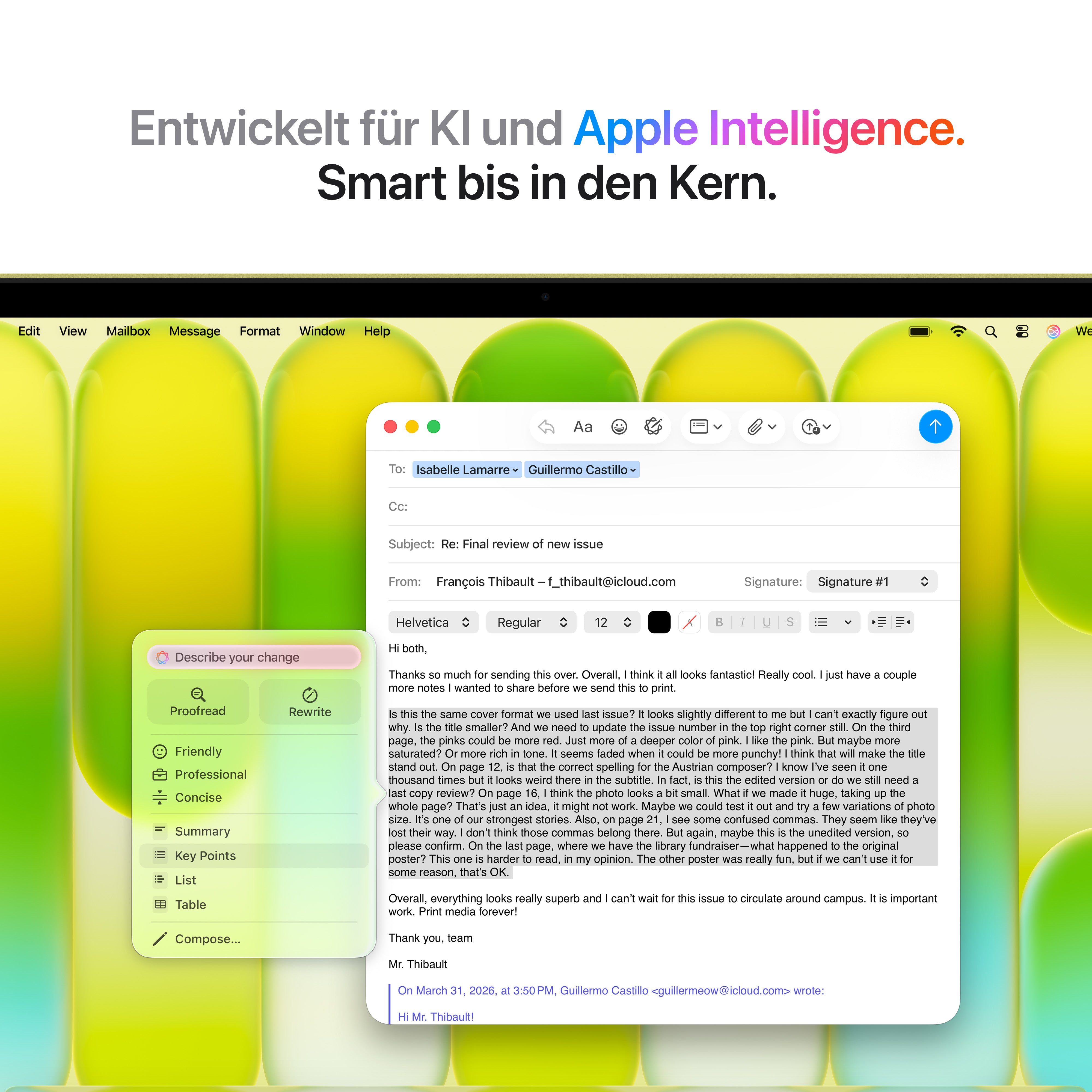 Apple MacBook Neo - 13" Liquid Retina Display - Zitrus - 8GB - 256GB - Magic Keyboard ohne TouchID
