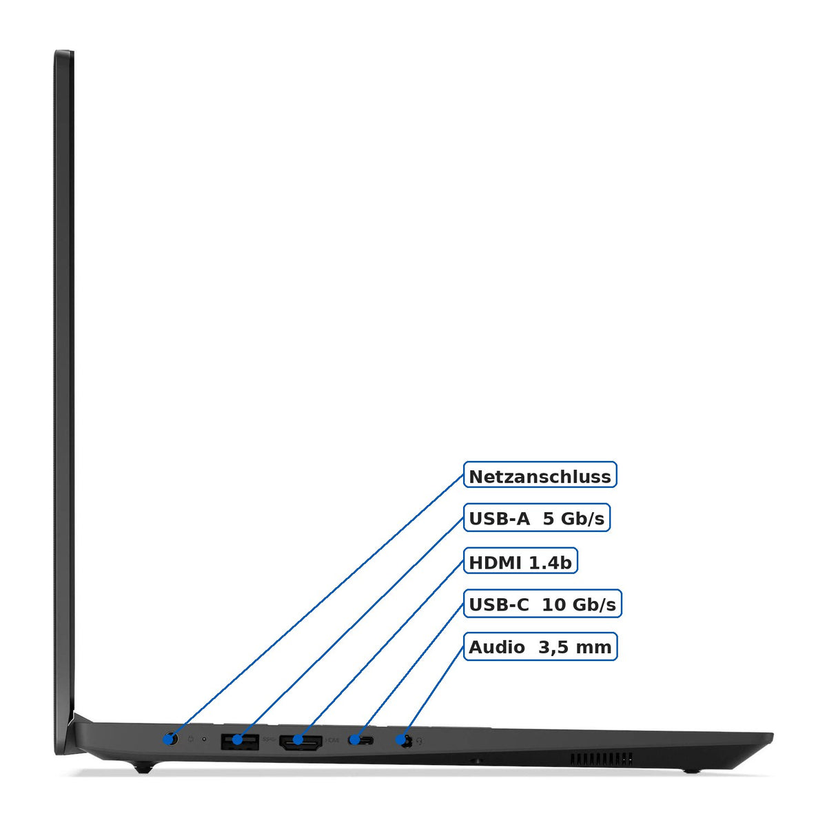 LENOVO V15 G6 39,6cm (15,6") Ryzen 5 150 - DDR5 - M.2 NVMe SSD - Windows 11 Pro