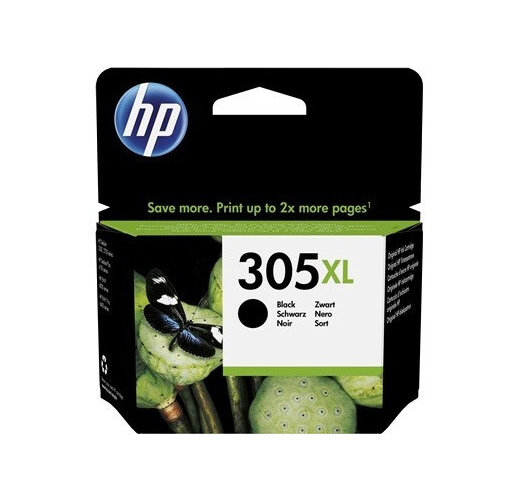 HP 305XL Schwarz Original Druckerpatrone mit hoher Reichweite