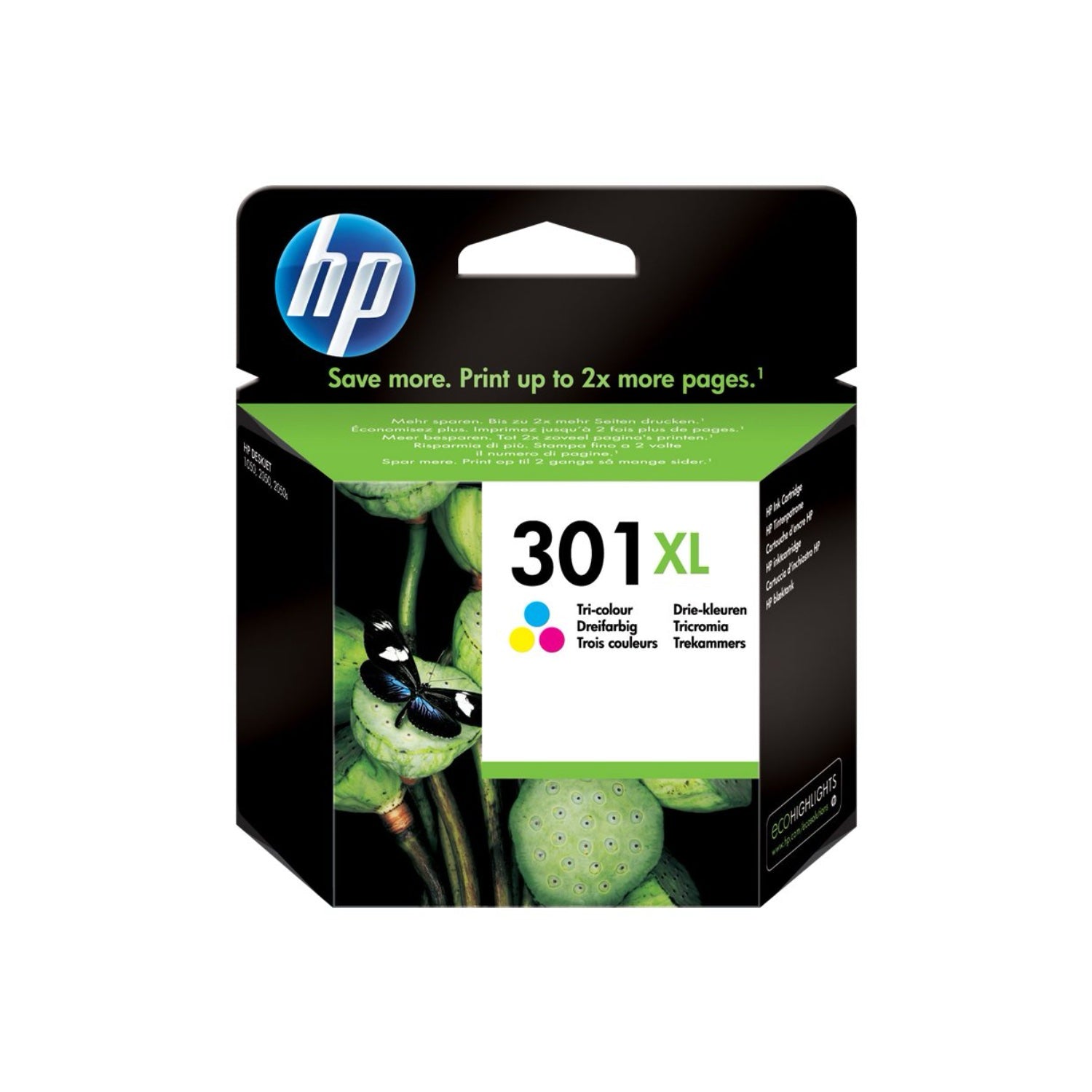 HP 301XL Farbe (Cyan, Magenta, Gelb) Tintenpatrone (CH564EE)