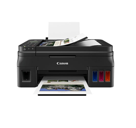 Canon PIXMA G4511 MegaTank Tintenstrahl-Multifunktionsdrucker  A4, 4-in-1, Drucker, Kopierer, Scanner, Fax, WLAN