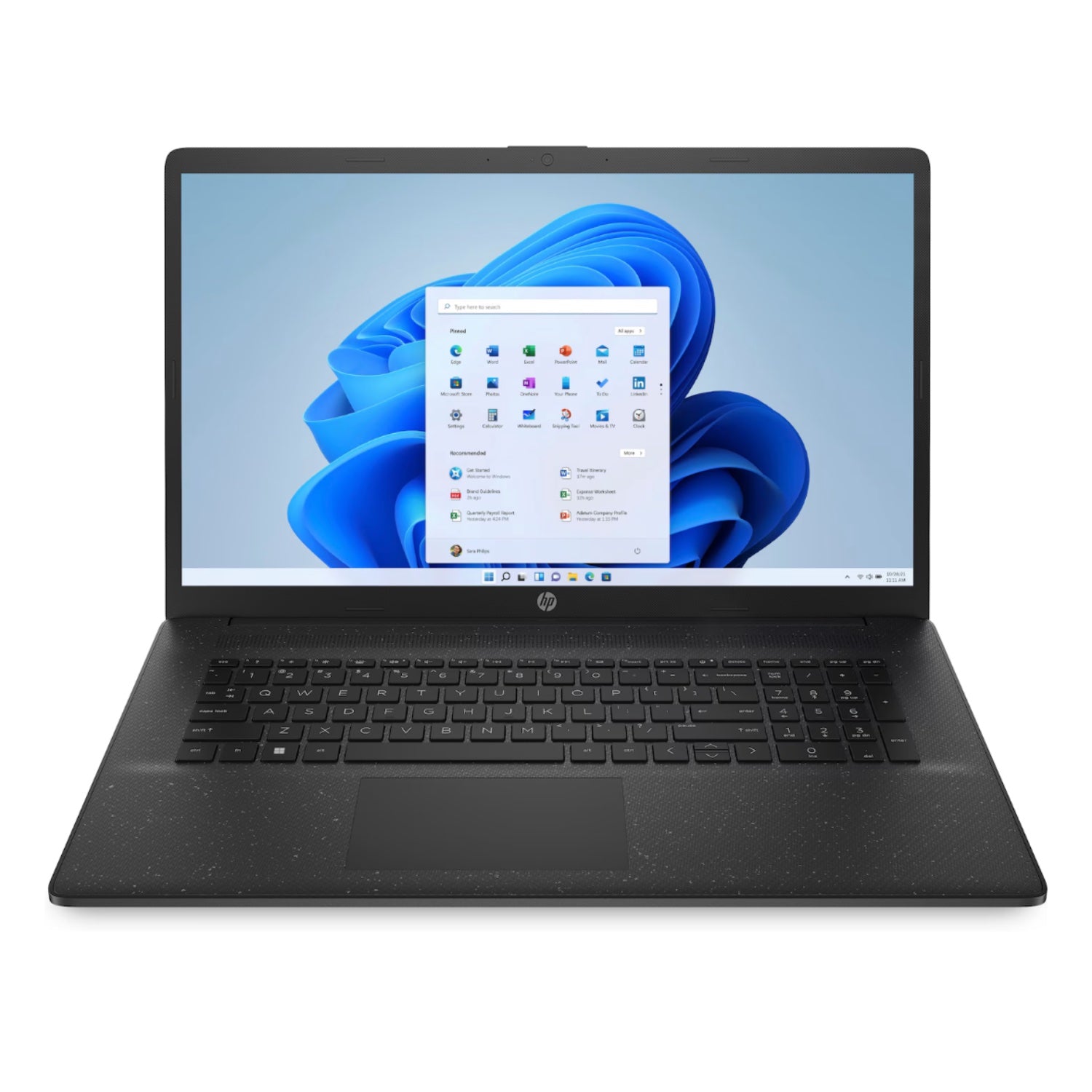 HP 17,3" FHD - Schwarz - Intel N200 - 8GB RAM - 256GB SSD - Windows 11 Pro