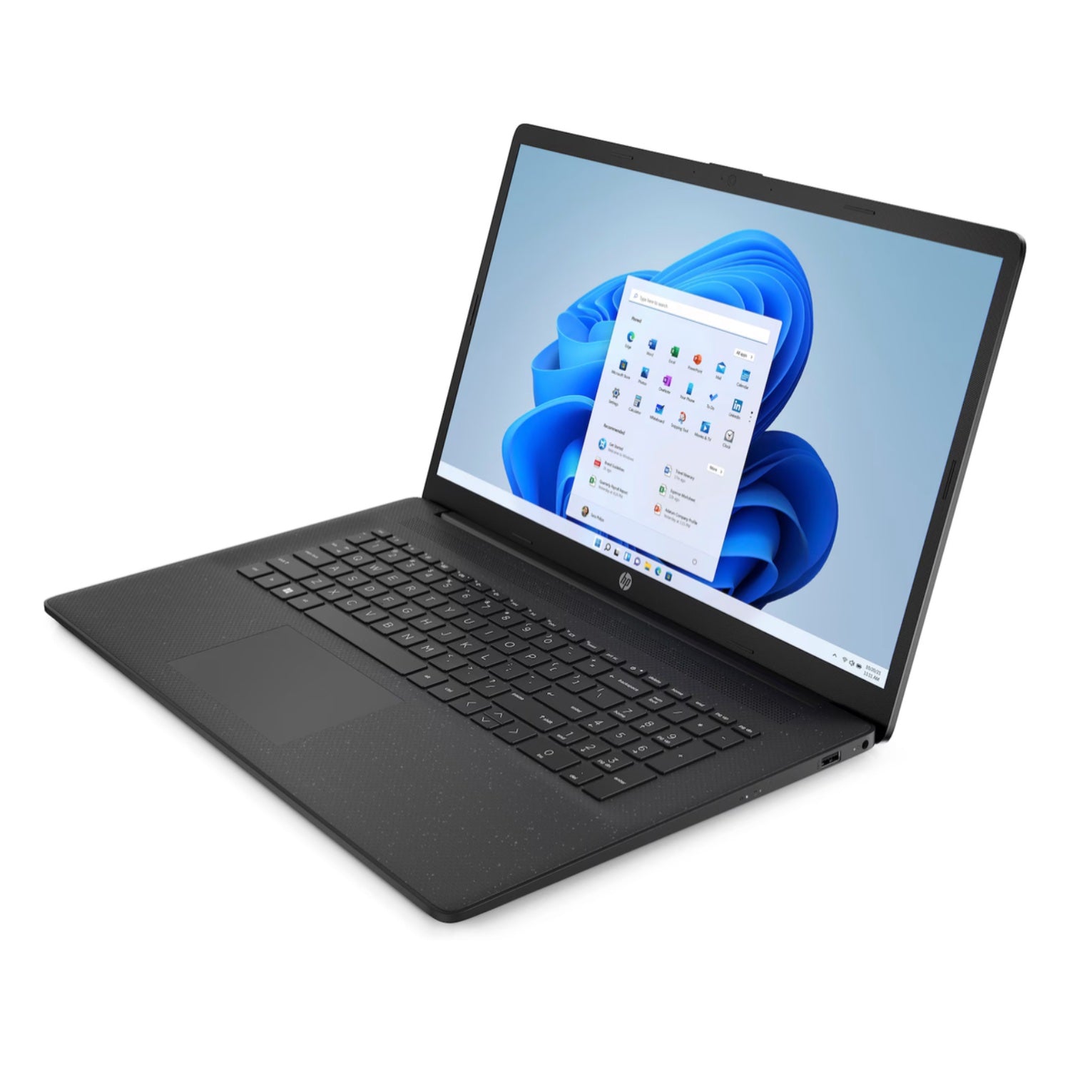 HP 17,3" FHD - Schwarz - Intel N200 - 8GB RAM - 256GB SSD - Windows 11 Pro