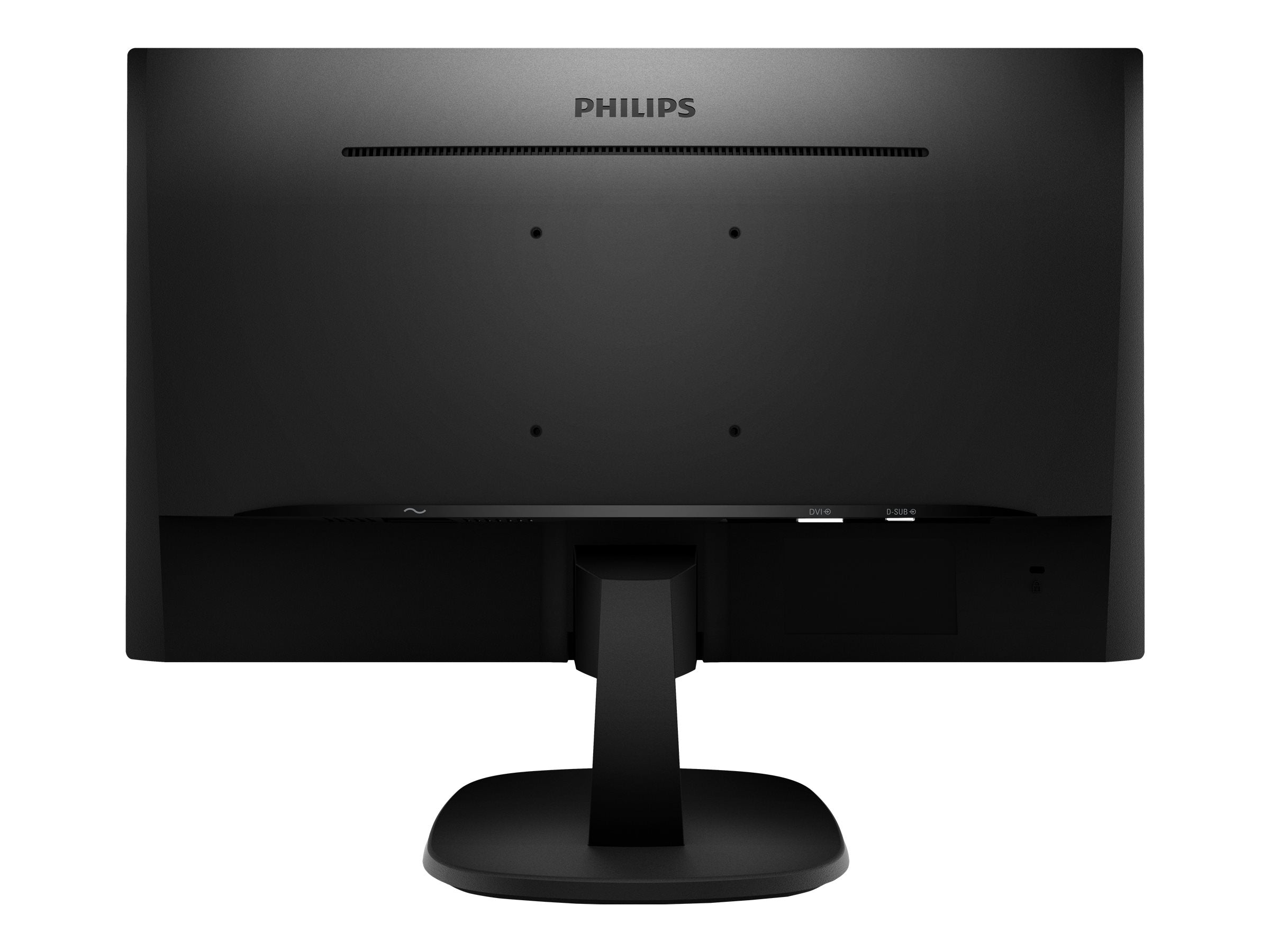 Philips - 24 Zoll FHD Monitor (1920x1080, 60 Hz, VGA, DVI, HDMI, Lautsprecher) schwarz