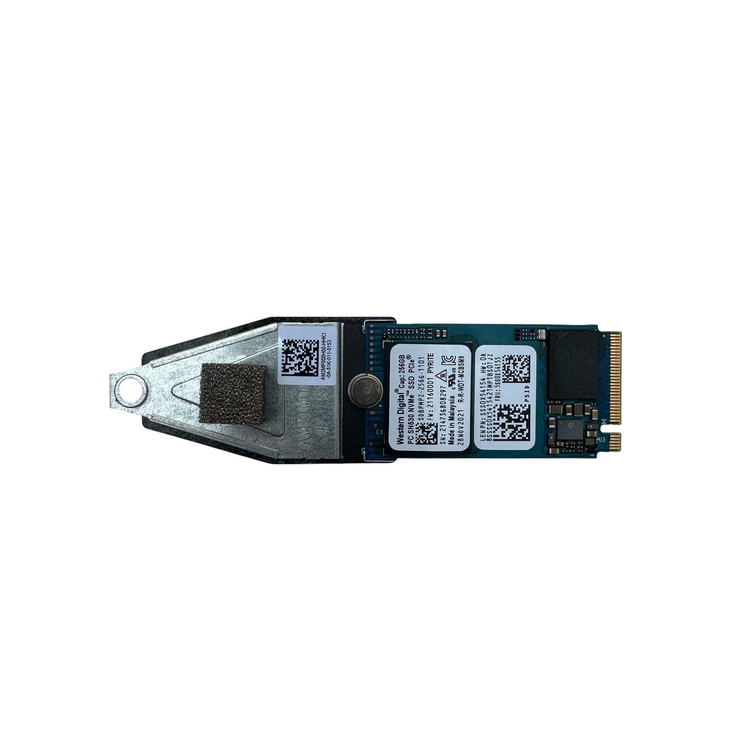 Western Digital 256GB SSD M.2 2242 PCIe NVMe Notebook PC interne Festplatte inkl. Adapter