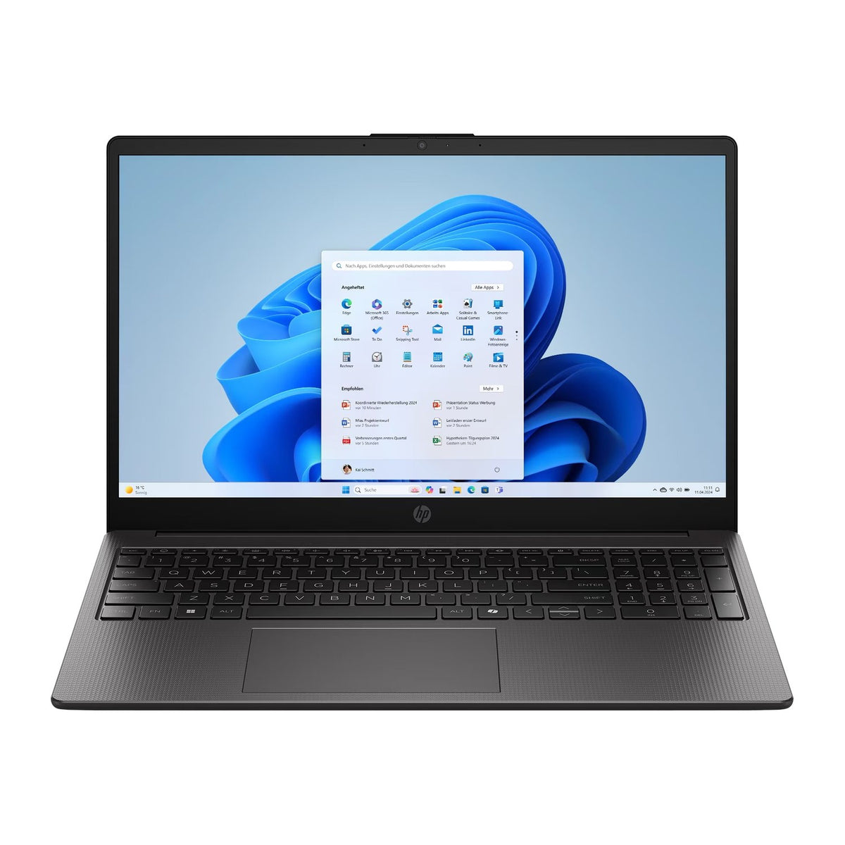 HP 250R G10 - 15.6" FHD - Schwarz - Intel Core 5 120U - DDR5 - Windows 11 Pro