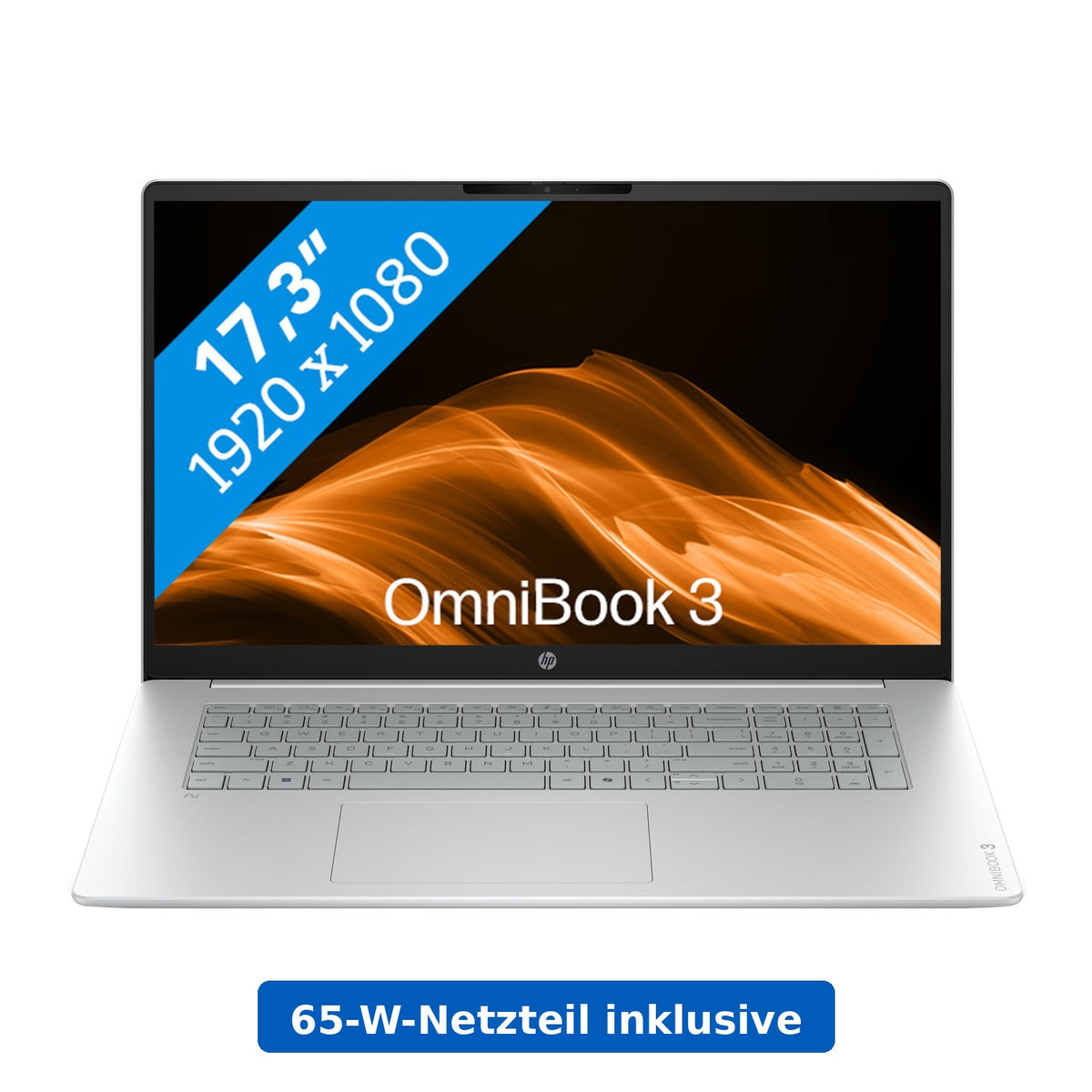 HP OmniBook 3 17,3" AI PC – Intel Core Ultra 5 225U - DDR5 - M.2 NVMe - Windows 11 Pro